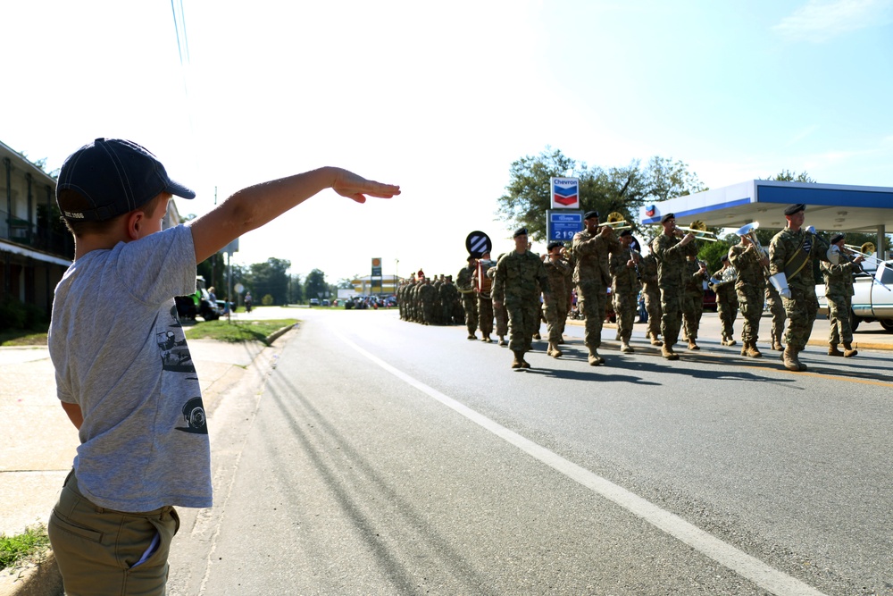 3ID Soldiers march in 13th Annual Wiregrass Festival