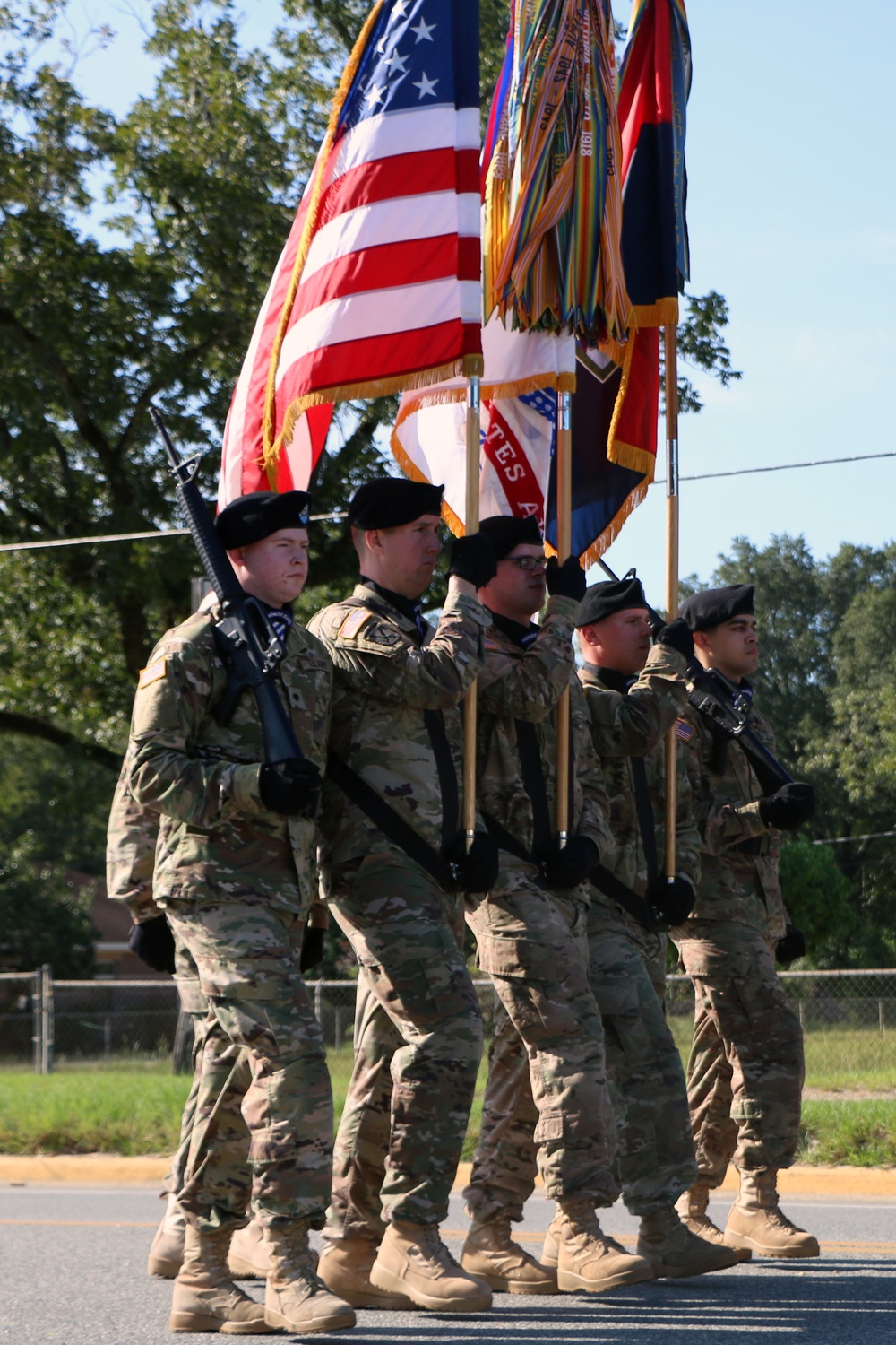 3ID Soldiers march in 13th Annual Wiregrass Festival