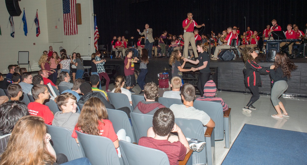Marine Corps Band at Highland High School