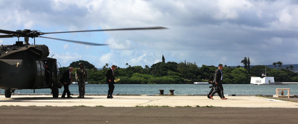 Secretary of Defense Visits Pearl Harbor