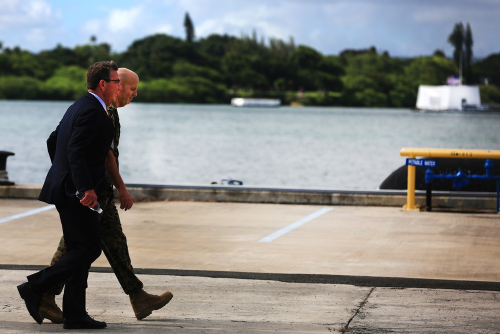 Secretary of Defense Visits Pearl Harbor