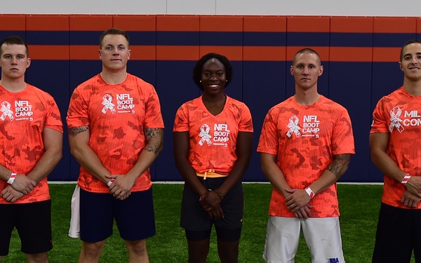 Team Buckley dominates at Broncos military training camp