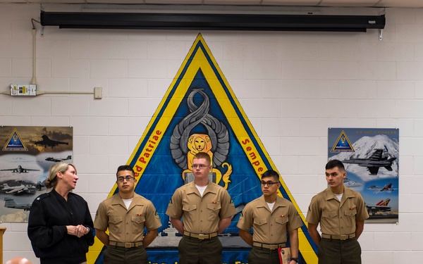 Center for Naval Aviation Technical Training Unit graduates last EA-6B Prowler class