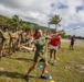 Koa Moana plays in Tahitian games