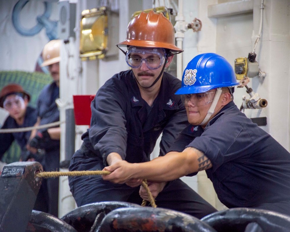 USS Bonhomme Richard (LHD 6) Sea and Anchor Detail