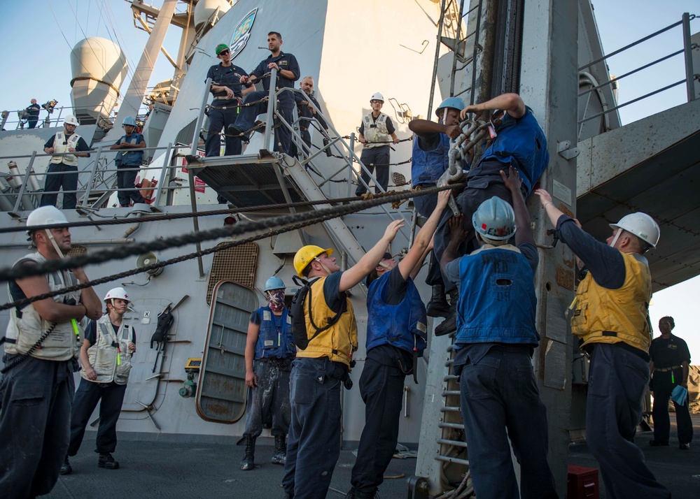 USS STOUT (DDG 55) DEPLOYMENT 2016