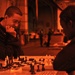 Nimitz Sailors play chess