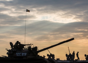 Romanian tanks support multinational exercise