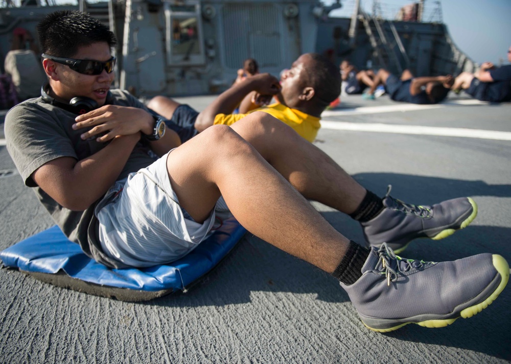 USS STOUT (DDG 55) DEPLOYMENT 2016