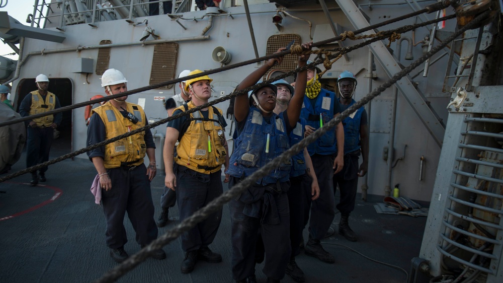 USS STOUT (DDG 55) DEPLOYMENT 2016