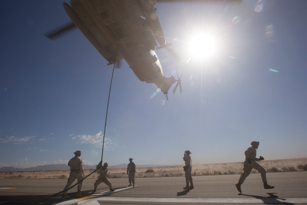 CH-53E Fast Rope Exercise