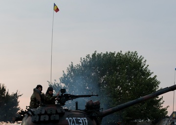 Romanian tanks support multinational exercise