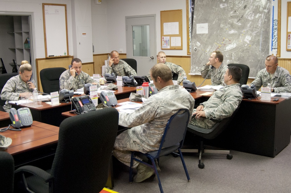 Active shooter exercise highlights communication improvements at wing