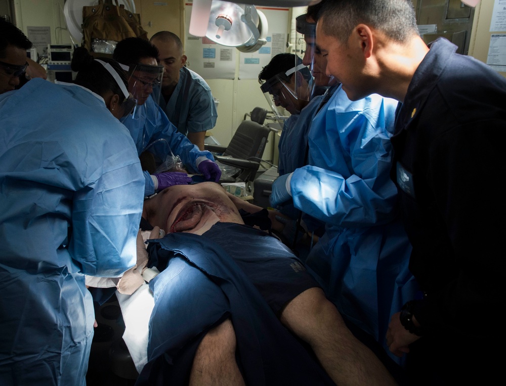 Medical Exchange aboard USS San Diego (LPD 22) During San Francisco Fleet Week 2016
