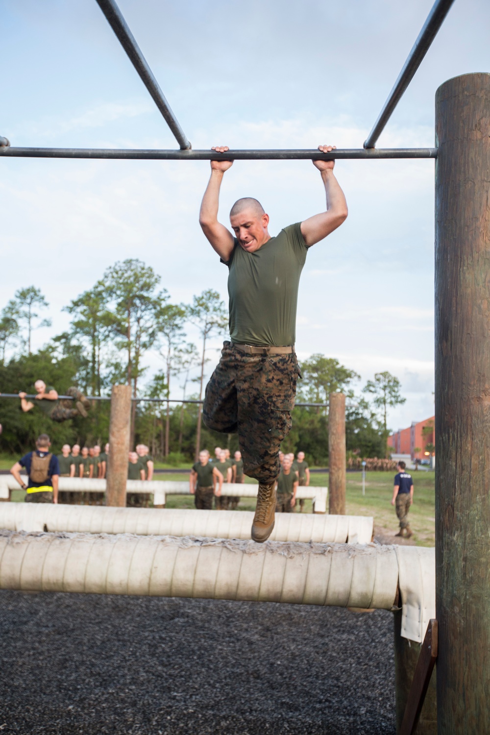 DVIDS - Images - Marine recruits build strength, agility on Parris ...