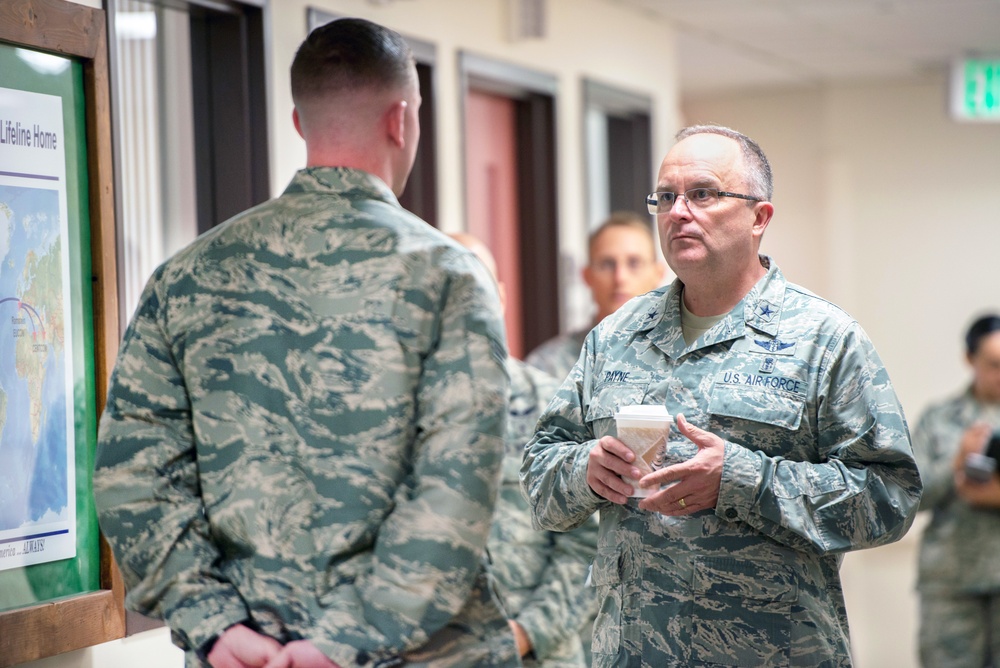 AMC Surgeon Visits Travis AFB