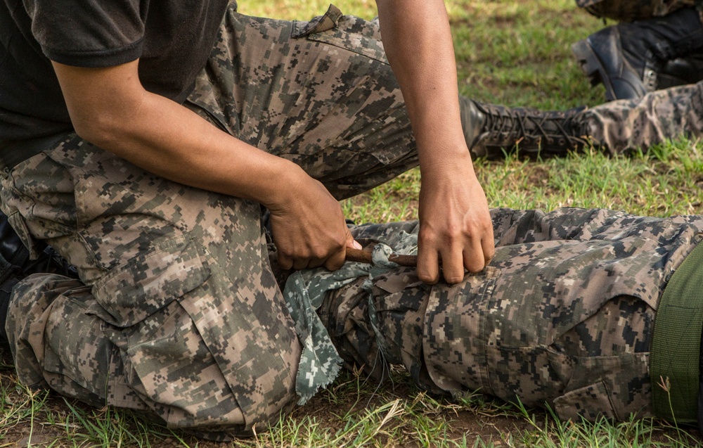 Combat life saver skills, SPMAGTF-SC 16