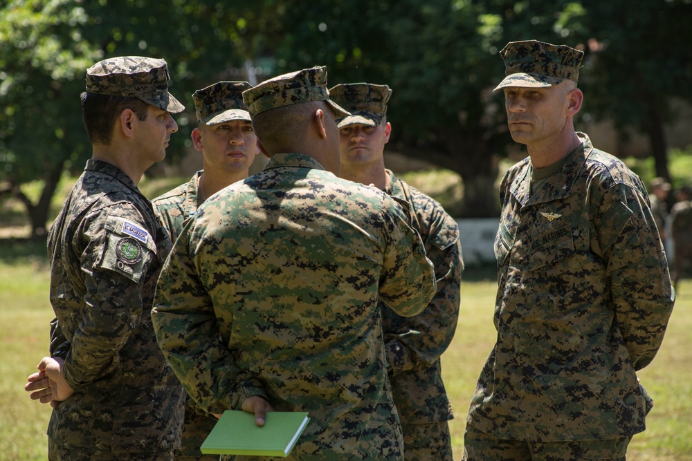 Grenade and physical training in El Salvador, SPMAGTF-SC 16