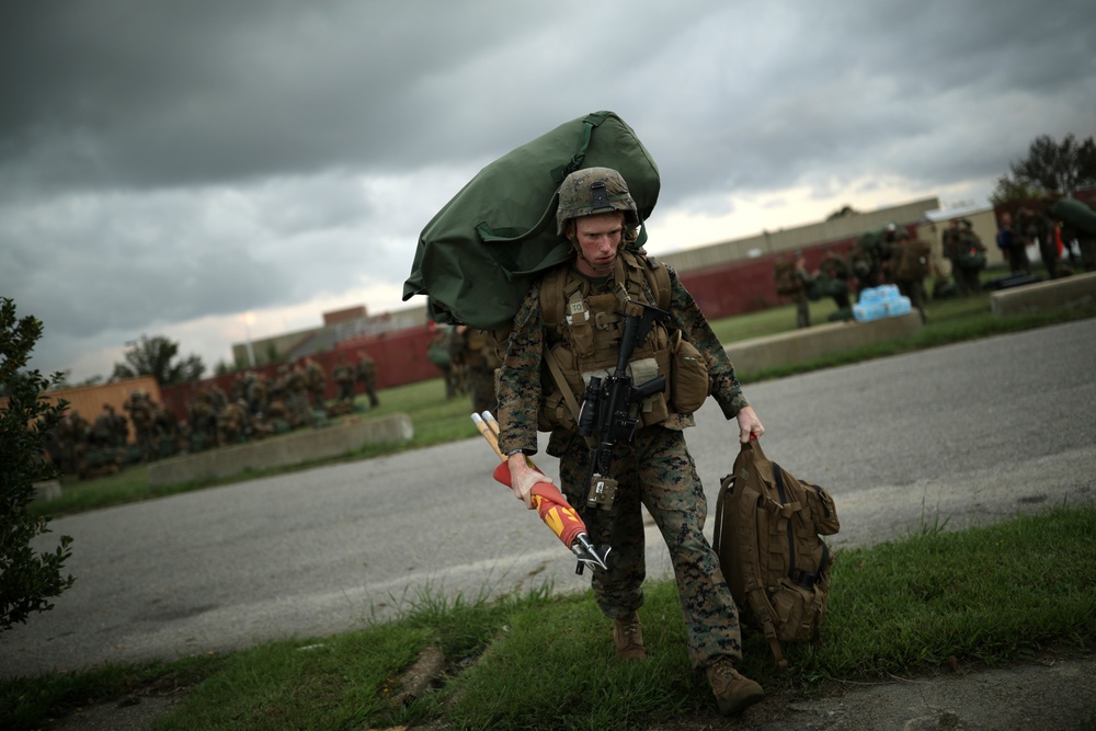 Marines prepare for Hurricane Matthew relief effort