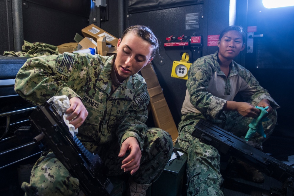 CRS-2 Conducts Live-Fire Weapons Exercise