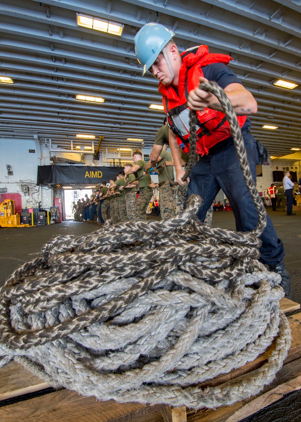 USS Bonhomme Richard (LHD 6) Sea and Anchor Detail