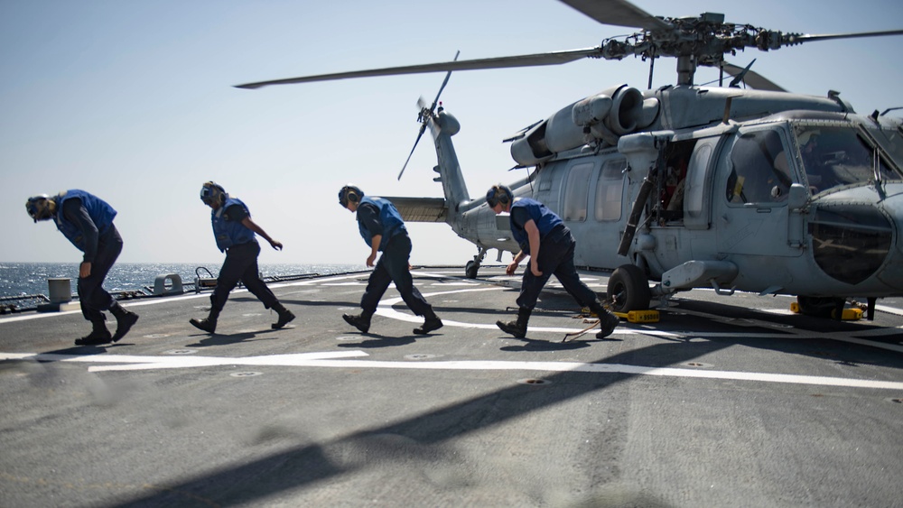 USS STOUT (DDG 55) DEPLOYMENT 2016