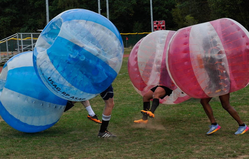 CFC kicks off with bubble soccer