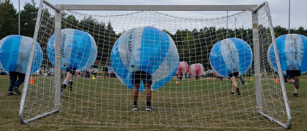CFC kicks off with bubble soccer