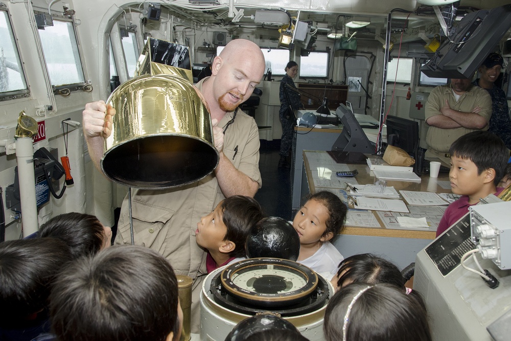 Brent International School Subic Tours USS Frank Cable