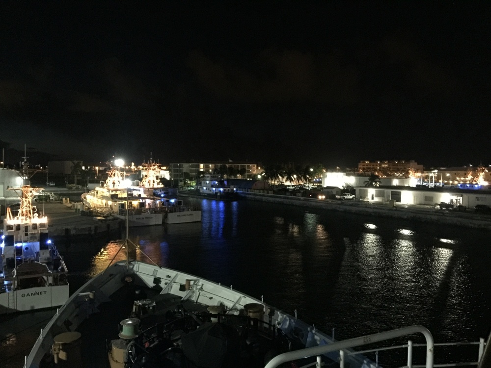 Coast Guard cutters prepared to Hurricane Matthew Response efforts