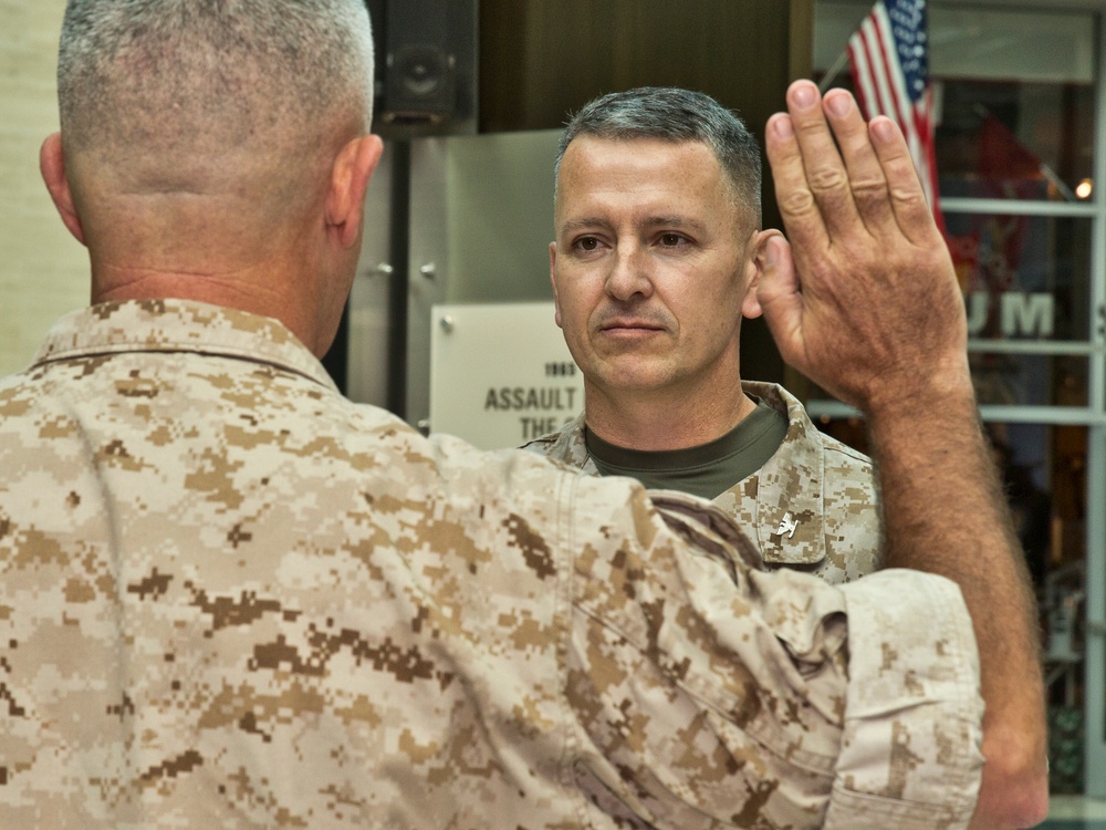 Lt. Col. William C. Gray Promotion Ceremony