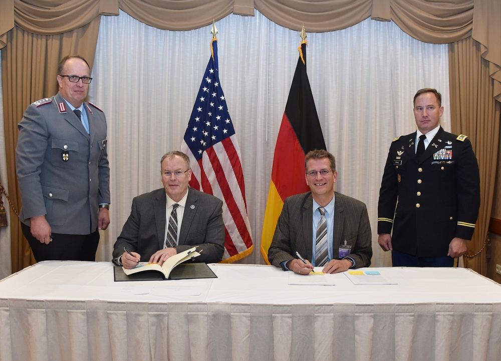 U.S. and German Defense Officials Sign Marshall Center Agreement Strengthening German-American Partnership