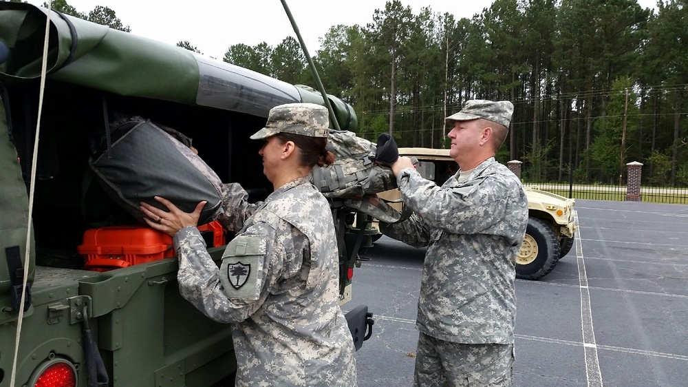 South Carolina National Guard prepares for Hurricane Matthew