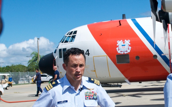 Coast Guard prepares for over flight assessment of Hurricane Matthew damage