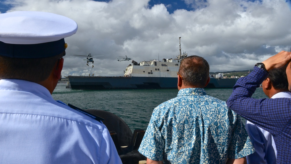 Coast Guard, Navy conduct Short Notice Response Capabilities demo for ASEAN