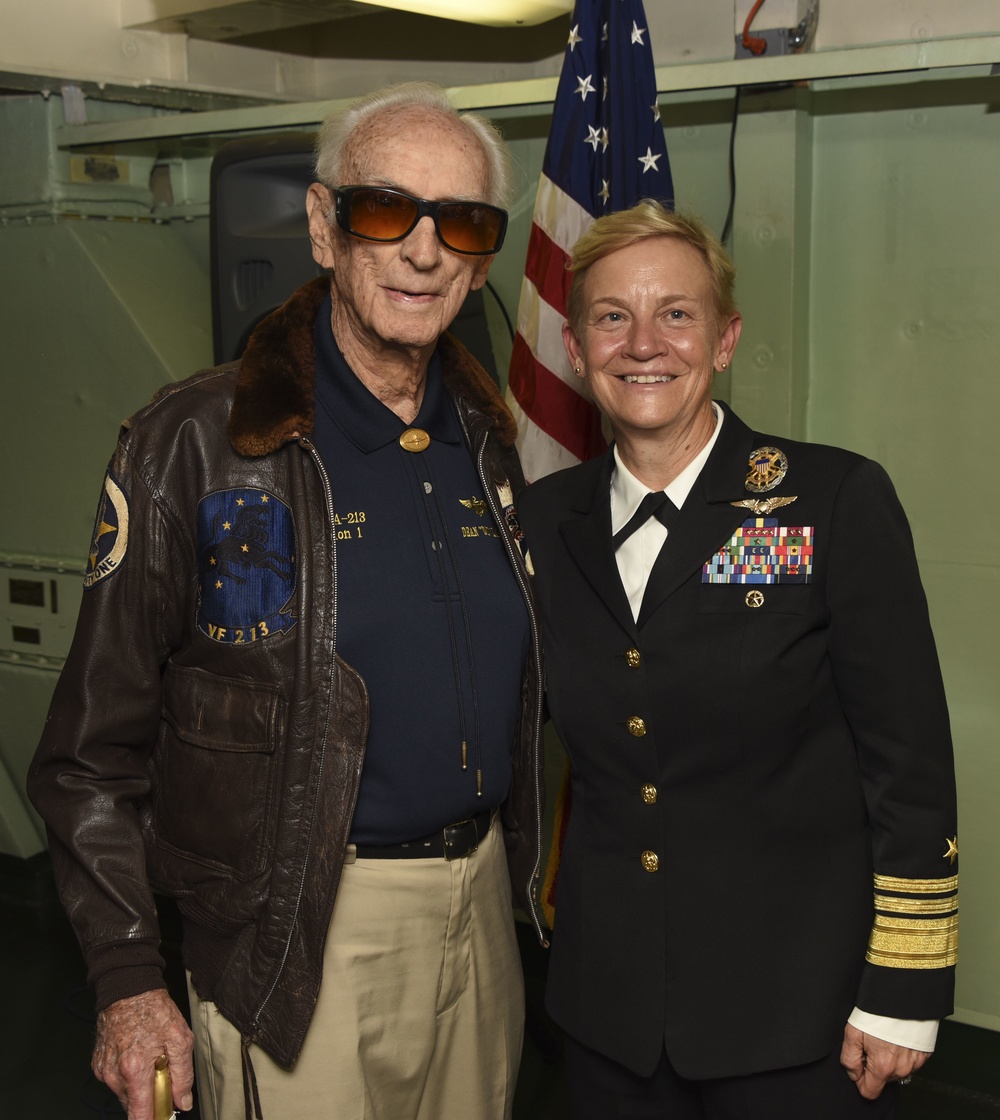 U.S. 3rd Fleet Commander Visits USS Hornet Museum