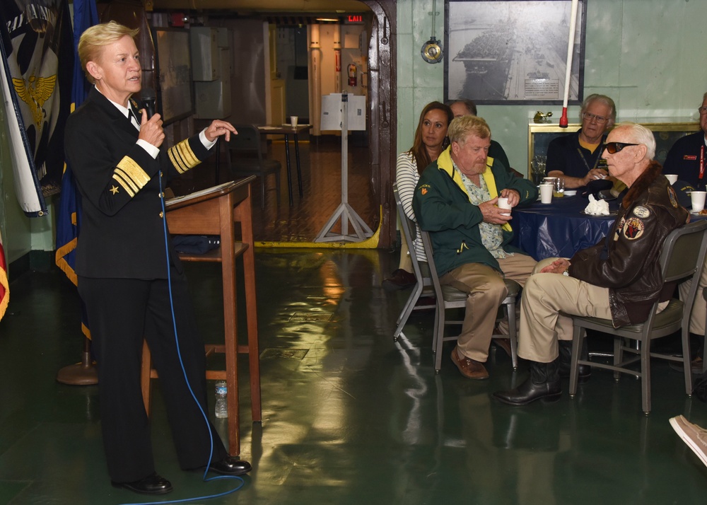 U.S. 3rd Fleet Commander Visits USS Hornet Museum During San Francisco Fleet Week