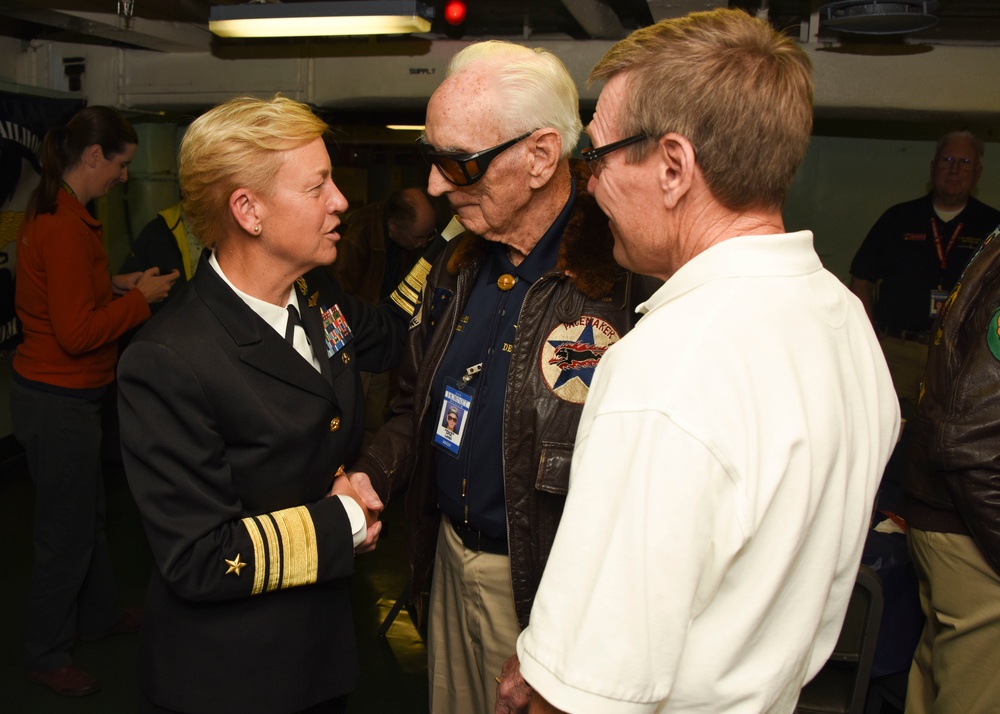 U.S. 3rd Fleet Commander Visits USS Hornet Museum During San Francisco Fleet Week