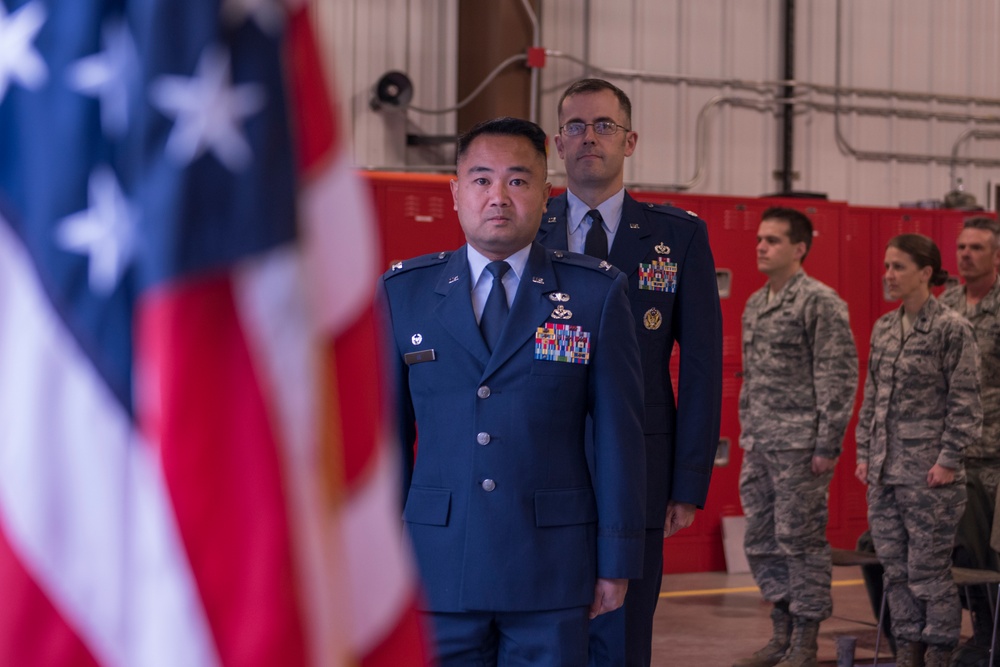 Alaska Air Guard civil engineer personnel receive new commander