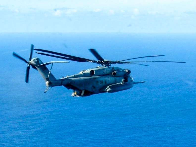 U.S. Marines prepare to provide relief from Hurricane Matthew