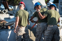 Marines, Sailors practice firefighting search and rescue skills