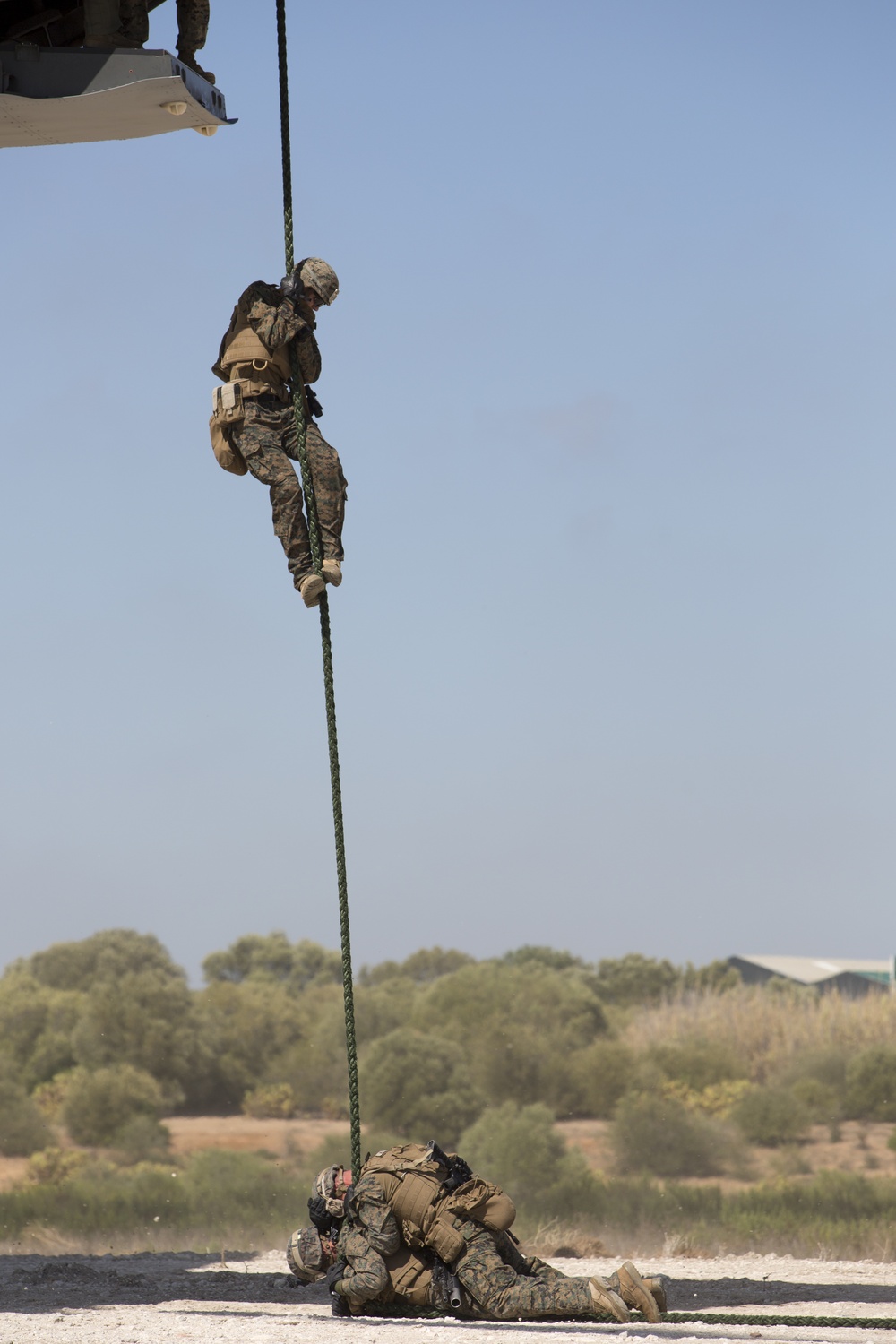 DVIDS - Images - Crisis Response Marines Sharpen Fast-rope Skills In ...