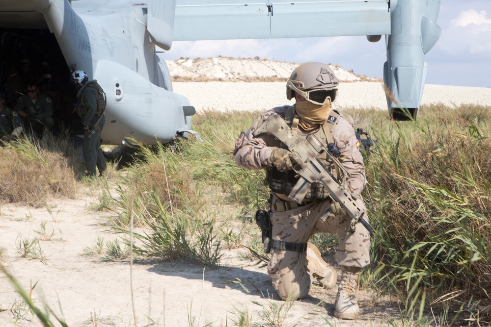 Fly the Friendly Skies: Crisis Response Marines participate in multilateral NATO Aviation Exercise