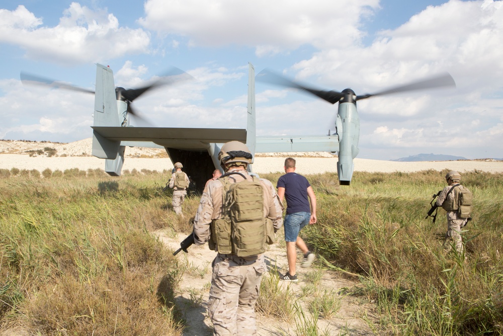 Fly the Friendly Skies: Crisis Response Marines participate in multilateral NATO Aviation Exercise