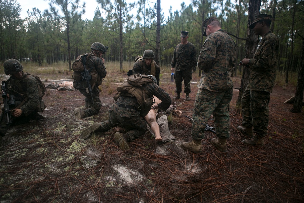 2d MARDIV Infantry Rifle Squad Competition CLS Training