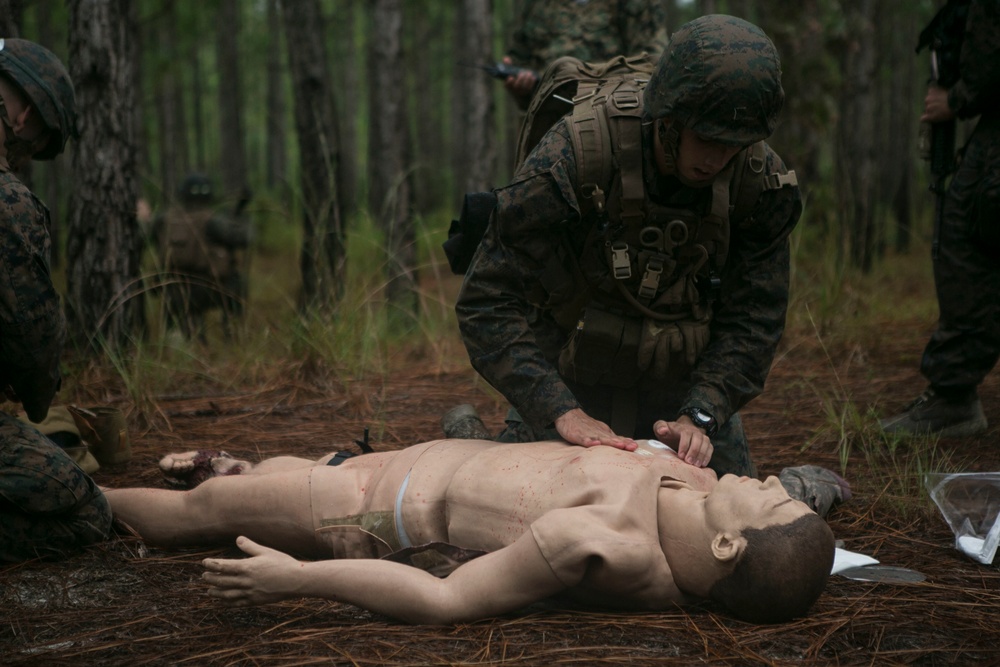 2d MARDIV Infantry Rifle Squad Competition CLS Training