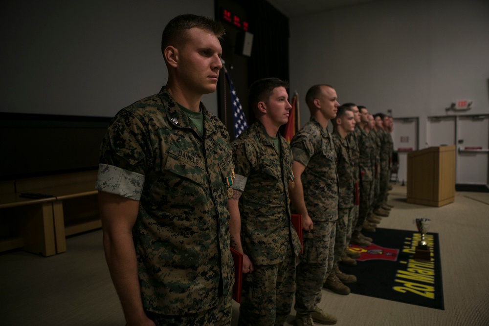 2016 2d MARDIV Infantry Rifle Squad Competition Award Ceremony