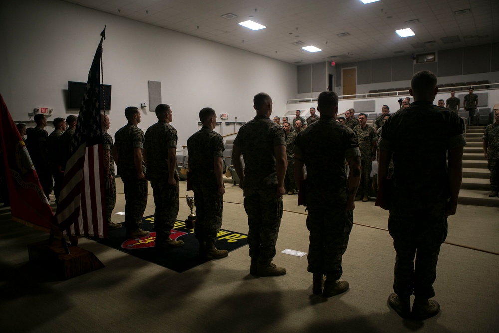 2016 2d MARDIV Infantry Rifle Squad Competition Award Ceremony