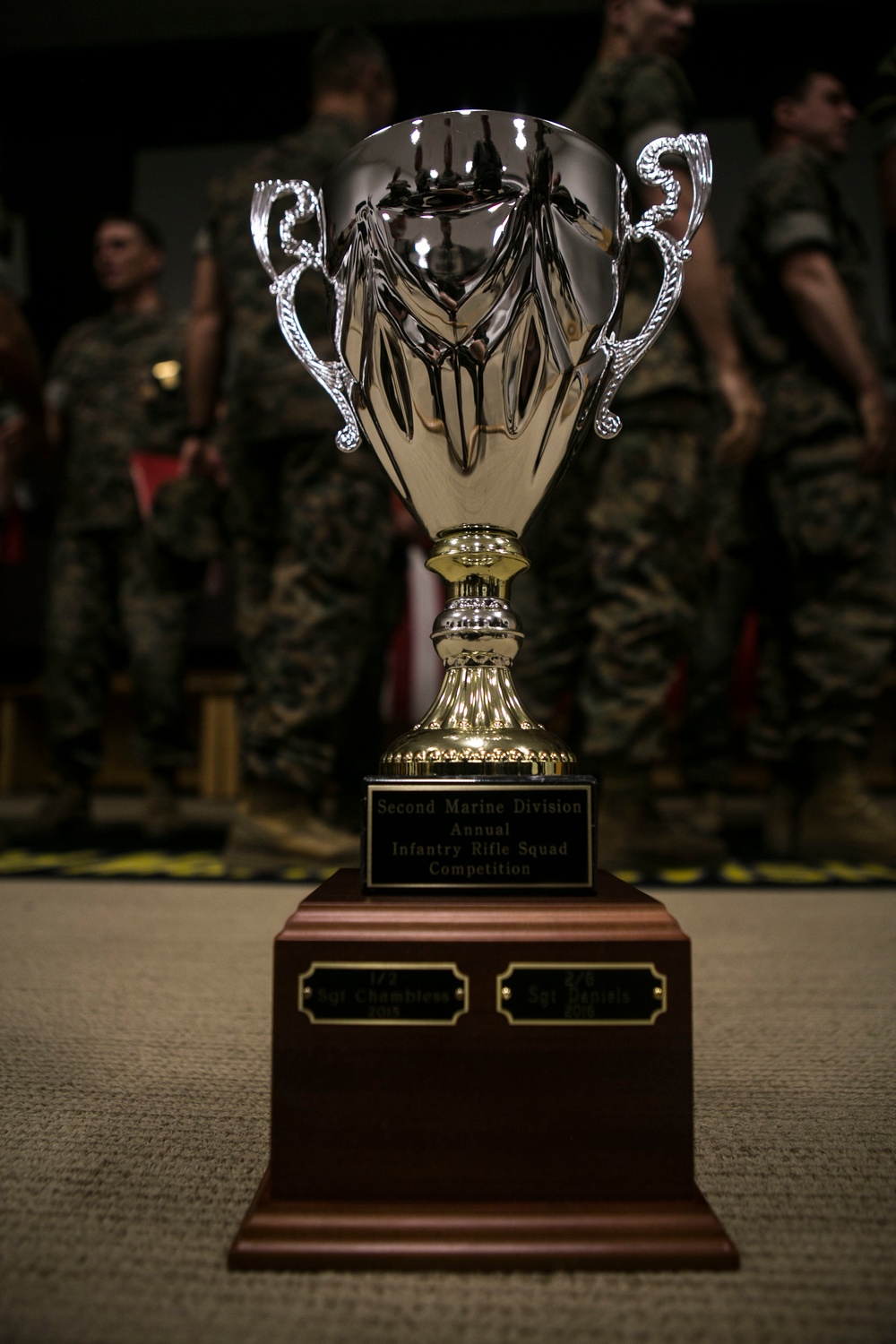 2016 2d MARDIV Infantry Rifle Squad Competition Award Ceremony