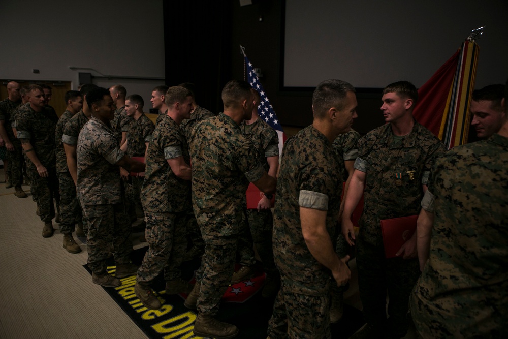 2016 2d MARDIV Infantry Rifle Squad Competition Award Ceremony